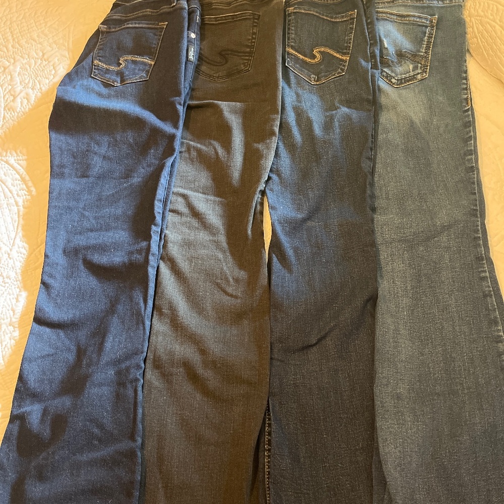Silver jeans